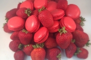 Strawberry Macarons - Cavallaros
